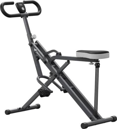 Merach stroj na drepy s nastaviteľným sklonom a odporom