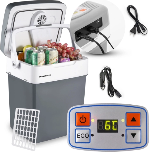Cestovná autochladnička BERDSEN Icemax 29 l s funkciou chladenia a ohrevu, ECO režim