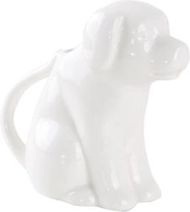Keramická mliekovka v tvare psa 12,5 × 7 × 11,8 cm