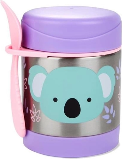 Skip Hop Zoo nerezová termoska na jedlo s lyžicovidličkou koala 325 ml