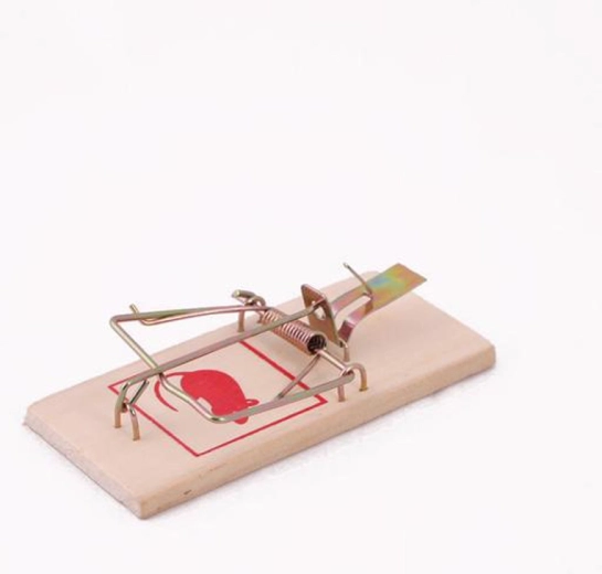 Drevená pasca na myši, sada 3 ks