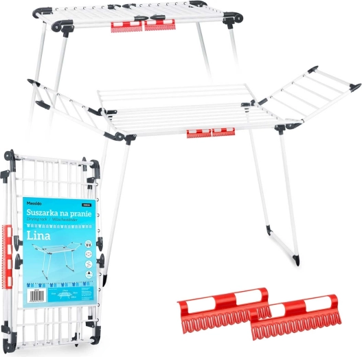 Skladací stojanový sušiak na bielizeň MASSIDO Lina 22 m