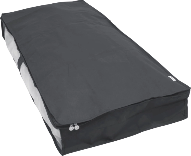 Sivý podposteľový organizér do skrine 107 × 50 × 15 cm