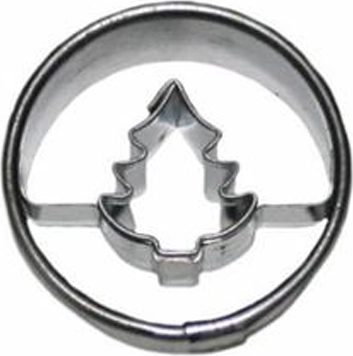 Vykrajovačka na cukrovinky koliesko s jedľou 3 × 1,6 cm