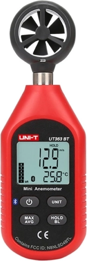 Mini anemometer Uni-T UT363BT s Bluetooth