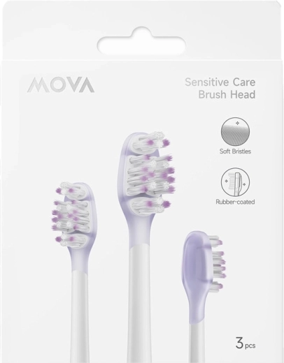 Náhradné hlavice MovA pre elektrickú zubnú kefku Fresh 20 a Sensus Fresh 10 (3 ks)