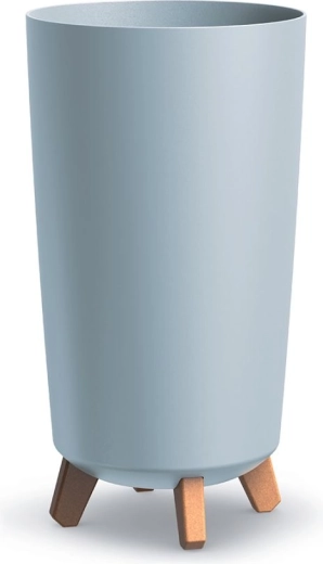 Kvetináč Gracia Tubus Slim 24 cm svetlosivý