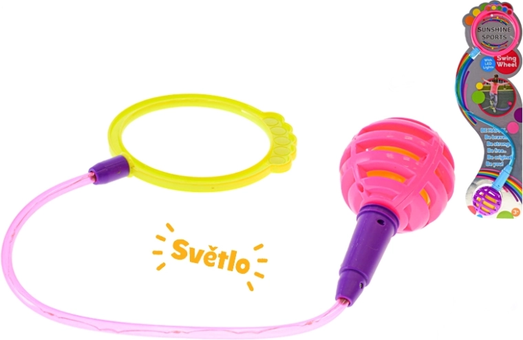 Svetielkujúca skákacia hračka Hip Hop 80 cm pre deti