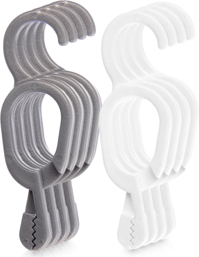 Klipy na uteráky s háčikom, sada 8 ks