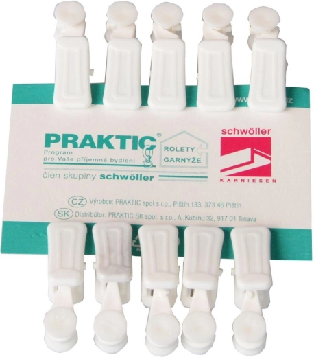 Žabka pre U koľajničku, biela, 10 ks