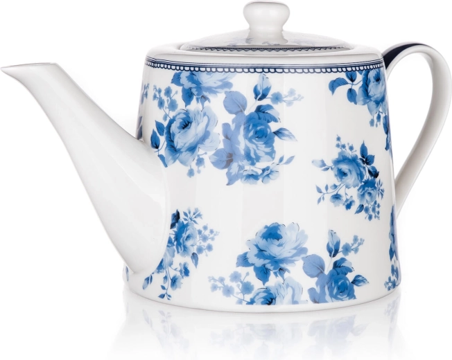 Keramická kanvica na čaj a kávu Blue Flower 1 l