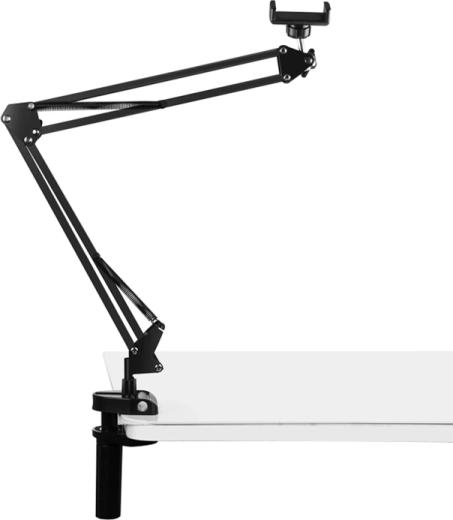 Stolný držiak na telefón PULUZ na živé vysielanie (čierny)