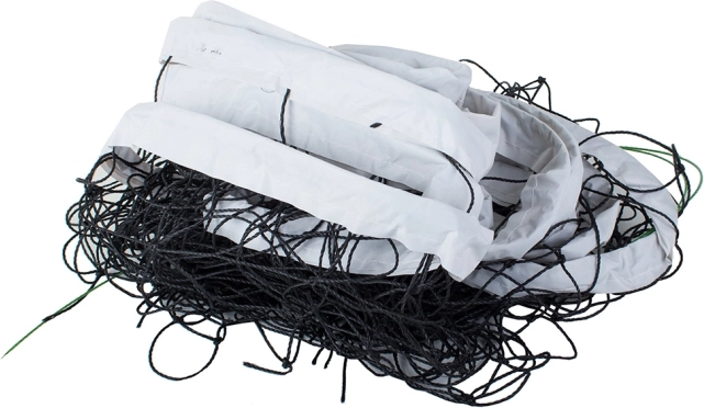 Volejbalová sieť 9,5 × 1 m s napínacím lankom a prepravnou taškou