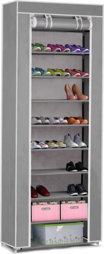 Textilný botník Massido – sivý