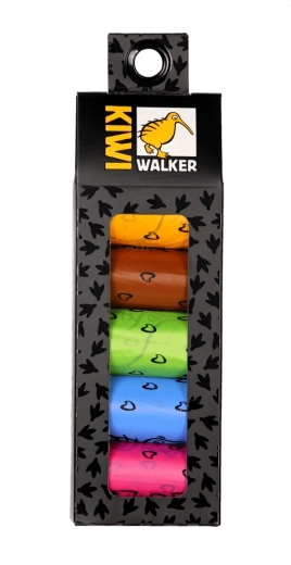 Kiwi Walker ekologické sáčky na exkrementy 5 rolí