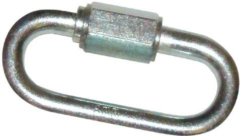 Oceľový spájací článok M9 s prevlečnou maticou, 83 × 37 mm (10 ks)
