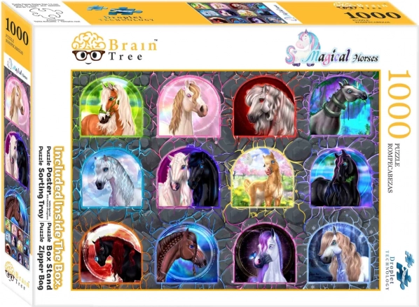 Puzzle Čarovné kone 1000 dielikov