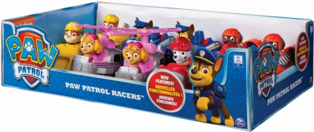 Paw Patrol Vozidlá so Záchranárskymi Figúrkami