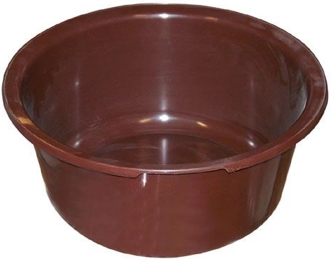 Plastový drez 42 cm hnedý