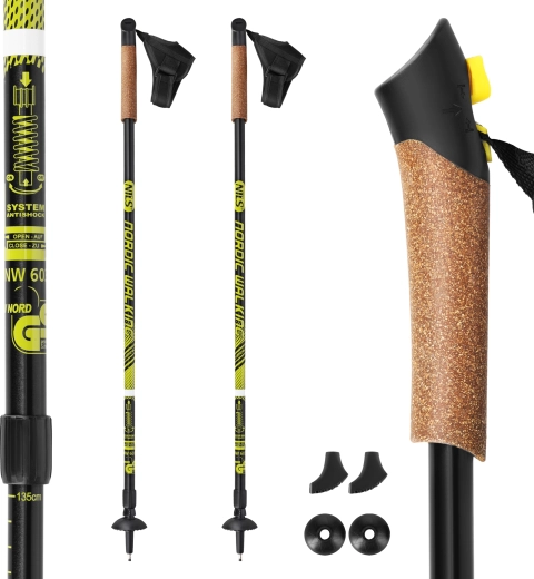 Nordic walking palice Nils Extreme s anti-shock
