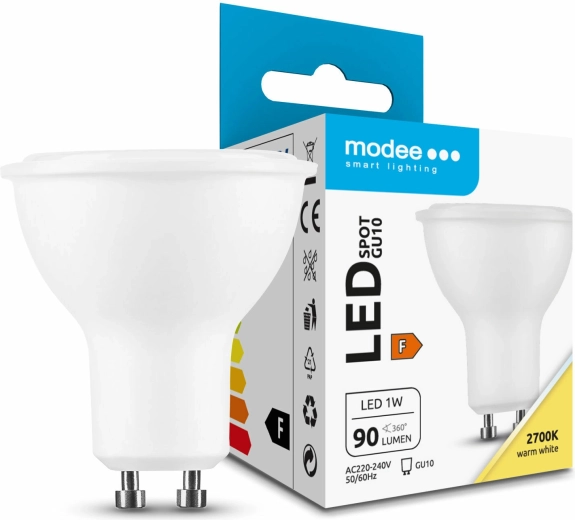 LED bodová žiarovka GU10 1 W 2700 K 90 lm Modee Lighting