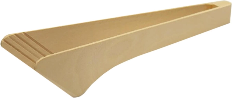 Široké kuchynské kliešte z bukového dreva 30 cm