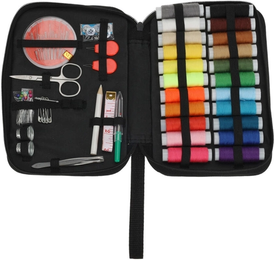 Prenosná sada na šitie v puzdre 47 ks