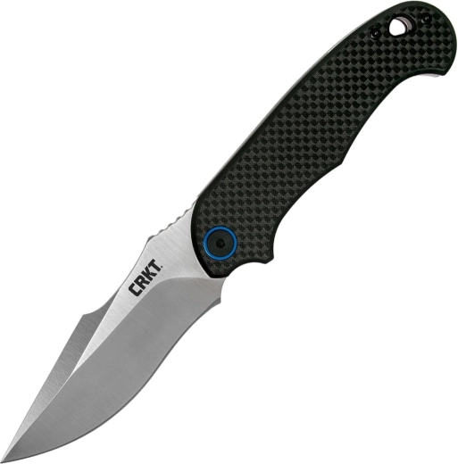CRKT P,S,D, carbon fiber zatvárací vreckový nôž s asistovaným otváraním 9,2 cm