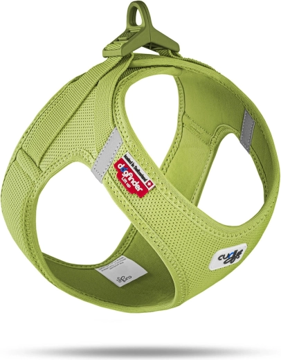 Curli air-mesh postroj pre psy so sponou lime, veľkosť L (8–13 kg)