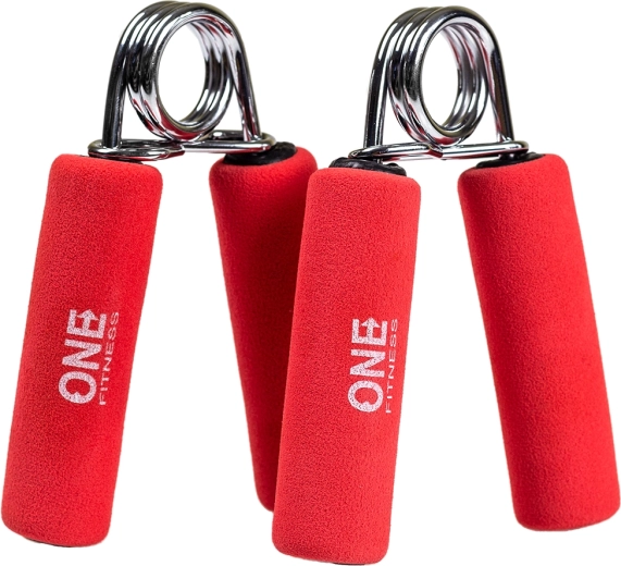 Posilňovač stisku ONE FITNESS s penovými rukoväťami, 2 ks