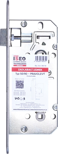 Zadlabací WC zámok ISEO 90/50/22