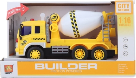 Detská auto miešačka na batérie so svetlami a zvukmi