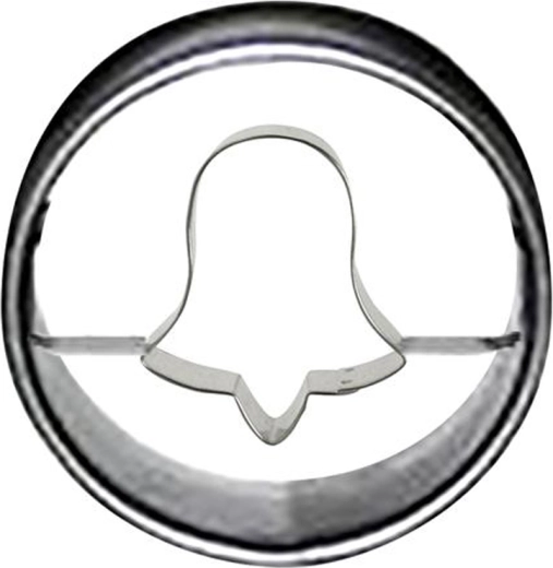 Vykrajovátko na cukrovinky koliesko – zvonček 4 cm