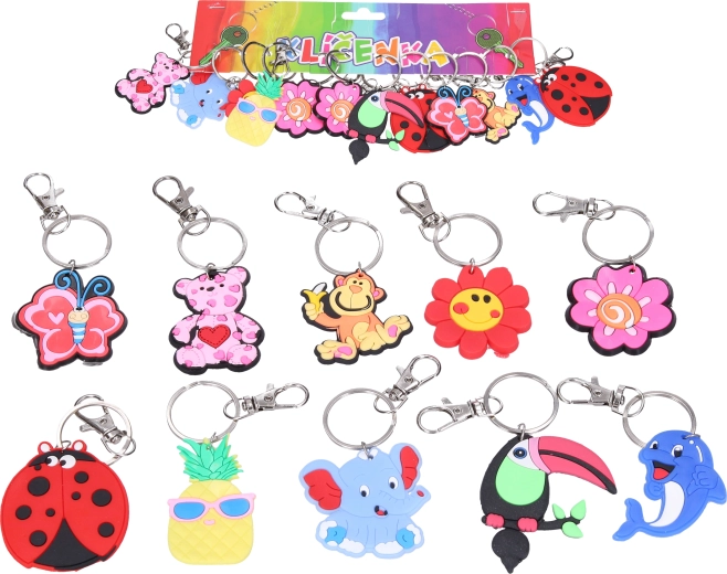 Prívesok na kľúče – mix dizajnov