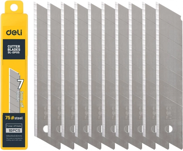 Nôž Deli 25 mm 10 ks