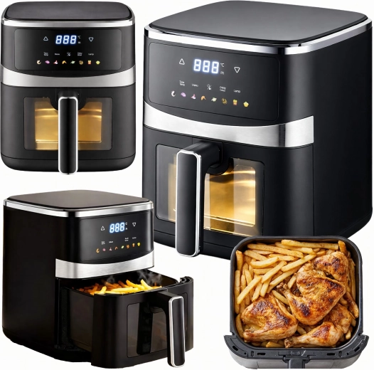 Teplovzdušná fritéza 5 l 1500 W s 8 programami