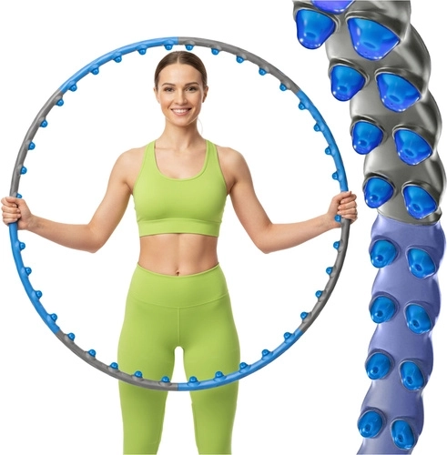 Masážny hula hoop s magnetickými výstupkami Trizand 110 cm