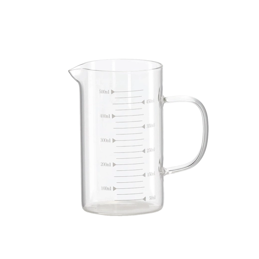 Sklenený odmerný džbán 0,5 l