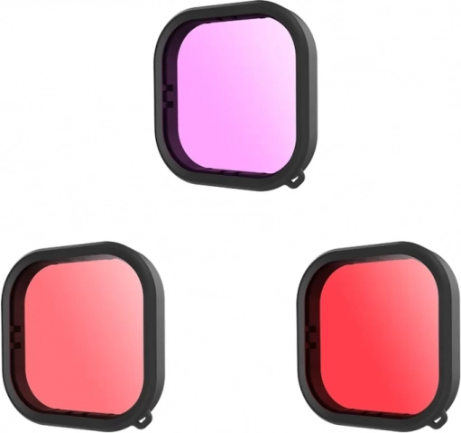 Sada vodotesných filtrov Telesin pre GoPro Hero 9 / Hero 10 / Hero 11 / Hero 12 (GP-FLT-904)