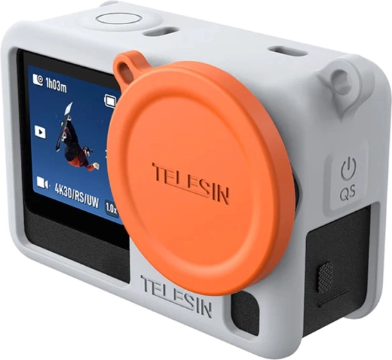 Silikónové ochranné puzdro Telesin pre DJI Osmo Action 6 (sivé)