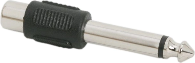 Redukcia RCA zásuvka na 6,3 mm jack vidlicu mono