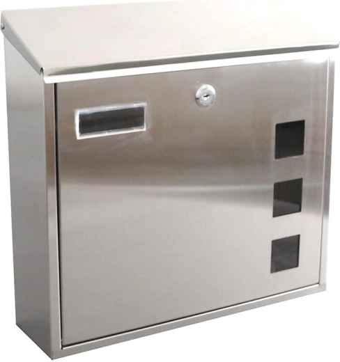 Poštová schránka nerezová 350 × 330 × 110 mm