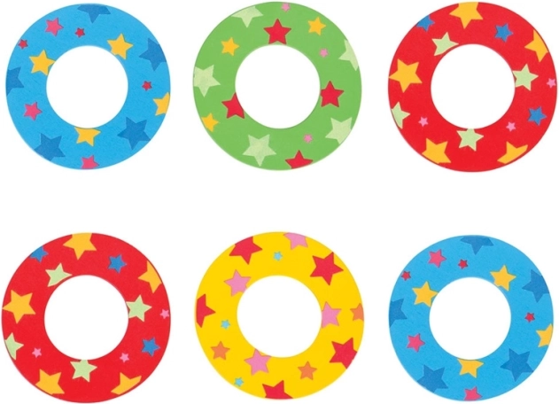 Bigjigs Toys Drevené písmenko s hviezdami - O