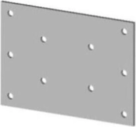 Spojovacia doska 100 × 70 mm, pozinkovaná oceľ