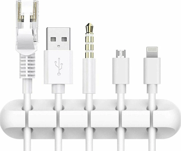 Ag847a organizér káblov biely