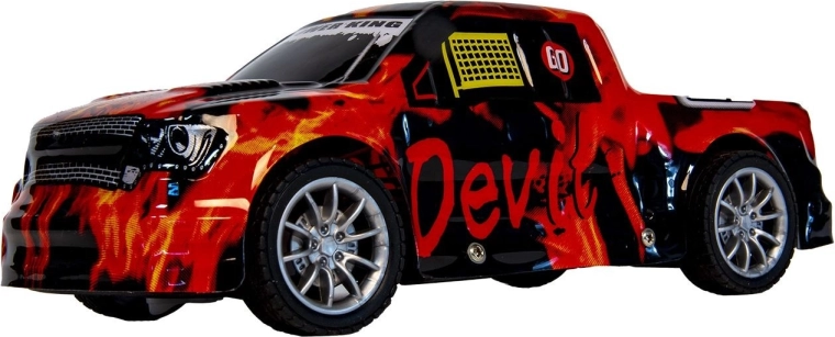 Diaľkovo ovládané pretekárske auto Devil, červené - 1 kus