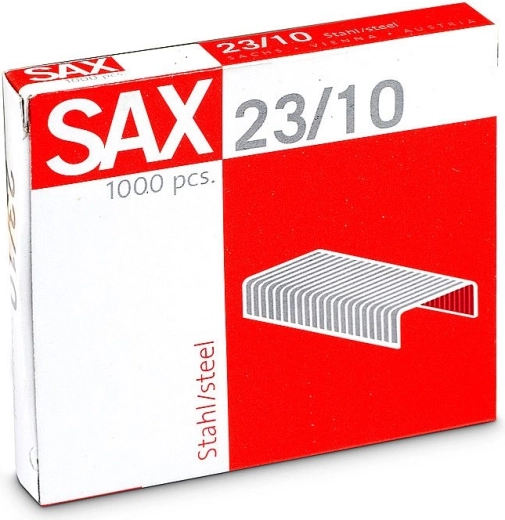 Zošívacie spony Sax 23/10