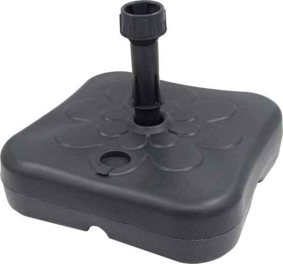 Podstavec pod slnečník antracitový plastový 12 l