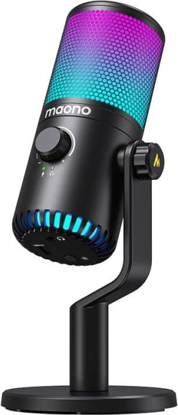 Herný USB mikrofón Maono DM30RGB s RGB podsvietením (čierny)
