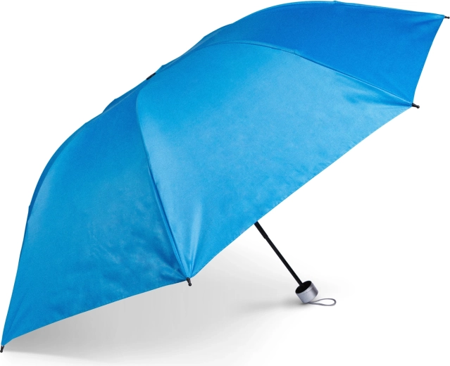 Modrý skladací dáždnik 96 cm s 8 výstužami